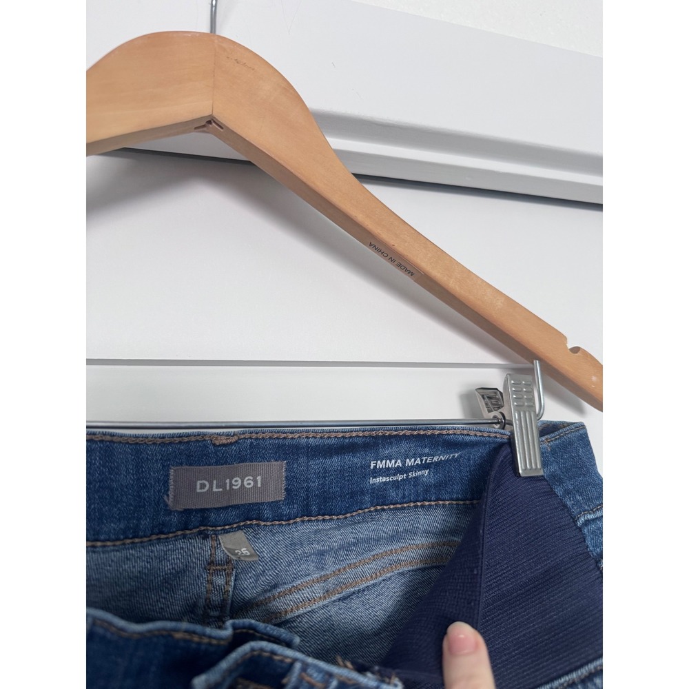 DL1961 Emma Maternity Instasculpt SkinnyJeans Blue Size 26 - Picture 2 of 7